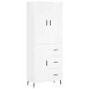 Highboard High Gloss White - Stylish Storage Solution