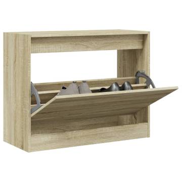 Shoe Cabinet Sonoma Oak - Compact Storage Solution