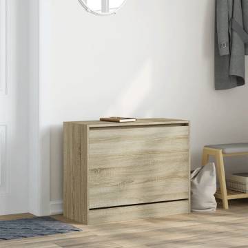 Shoe Cabinet Sonoma Oak - Compact Storage Solution