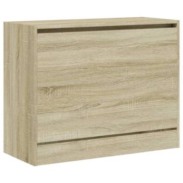 Shoe Cabinet Sonoma Oak - Compact Storage Solution