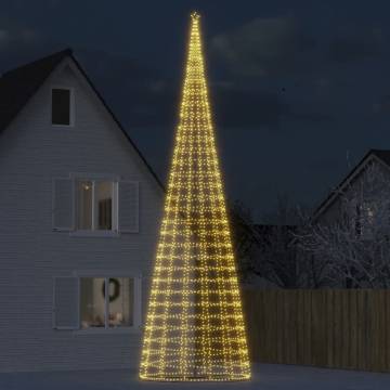 Warm White Christmas Tree Light Cone with 3020 LEDs - 800 cm