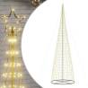 Warm White Christmas Tree Light Cone with 3020 LEDs - 800 cm