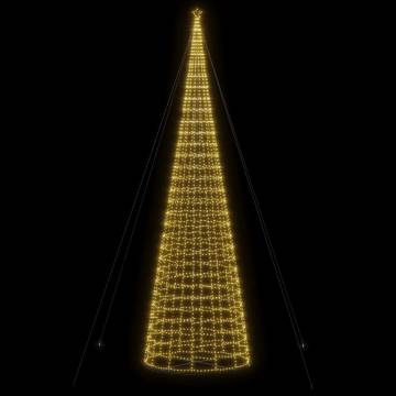 Warm White Christmas Tree Light Cone with 3020 LEDs - 800 cm