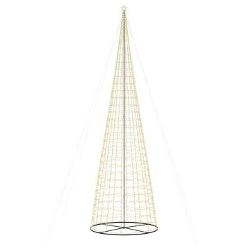 Warm White Christmas Tree Light Cone with 3020 LEDs - 800 cm