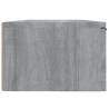 Wall Cabinet Grey Sonoma | Stylish Storage Solution 68x30x20 cm