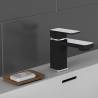 SCHÜTTE Basin Mixer MADASGASKAR - Chrome & Matt Black Finish