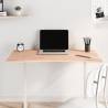 Desk Top 100x(55-60)x1.5 cm Solid Wood Beech Colour natural Size 100 x (55-60) x 1.5 cm 