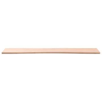 Solid Wood Beech Desk Top 100x(55-60)x1.5 cm | Hipo Market