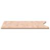 Solid Wood Beech Desk Top 100x(55-60)x1.5 cm | Hipo Market