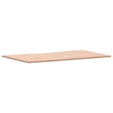 Solid Wood Beech Desk Top 100x(55-60)x1.5 cm | Hipo Market