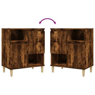 3 pcs Smoked Oak Sideboards | Stylish Storage Solutions