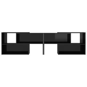 High Gloss Black TV Cabinet - Stylish & Functional | HipoMarket