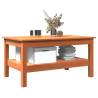 Stylish Wax Brown Coffee Table | Solid Pine Wood | Hipomarket