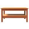 Stylish Wax Brown Coffee Table | Solid Pine Wood | Hipomarket