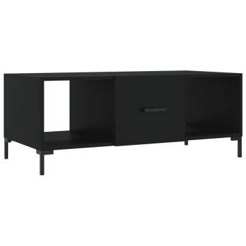 Stylish Black Coffee Table 102x50x40 cm | Hipomarket