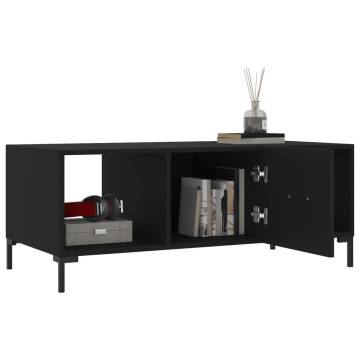 Stylish Black Coffee Table 102x50x40 cm | Hipomarket