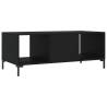 Stylish Black Coffee Table 102x50x40 cm | Hipomarket