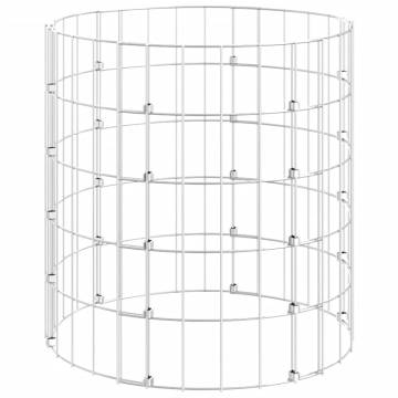 Circular Gabion Pole Galvanised Steel Ø50x50 cm | HipoMarket