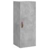 Elegant Highboard in Concrete Grey - 34.5x34x180 cm