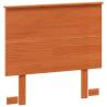 Stylish Wax Brown Solid Wood Pine Headboard - 90 cm