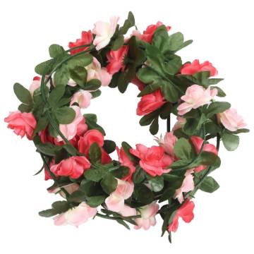 Artificial Flower Garlands 6 pcs Spring Rose 250 cm