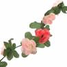 Artificial Flower Garlands 6 pcs Spring Rose 250 cm