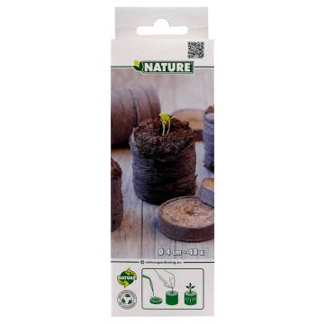 Nature Peat Tablets 48 pcs - Perfect for Starting Seeds