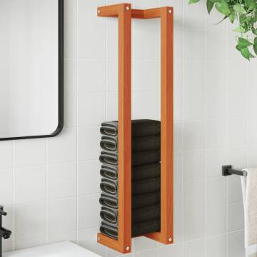 Wax Brown Towel Rack | Solid Pine 23x18x90 cm | Hipomarket