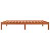 Wax Brown Bed Frame 90x190 cm Single Solid Pine Wood