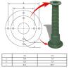 Cast Iron Stand for Garden Hand Water Pump - Durable & Tall