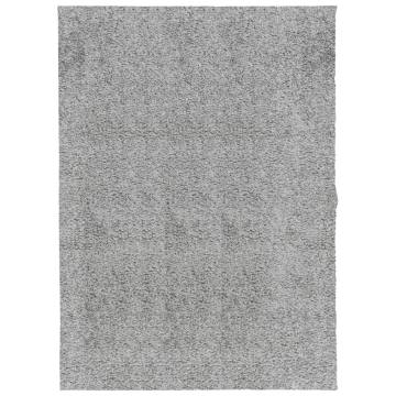 Shaggy Rug PAMPLONA High Pile Modern Grey 140x200 cm | HipoMarket