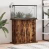 Aquarium Stand Smoked Oak 81x36x73 cm Engineered Wood Colour smoked oak Size 81 x 36 x 73 cm 