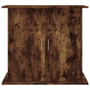 Aquarium Stand Smoked Oak - Durable & Stylish (81x36x73 cm)