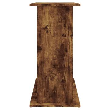 Aquarium Stand Smoked Oak - Durable & Stylish (81x36x73 cm)