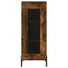 Stylish Highboard Smoked Oak - 34.5x34x180 cm | HipoMarket