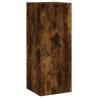 Stylish Highboard Smoked Oak - 34.5x34x180 cm | HipoMarket