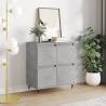 Sideboard Concrete Grey 60x35x70 cm Engineered Wood Colour concrete grey Quantity in Package 1 