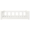 Dog Bed White 95.5x65.5 cm - Solid Wood Pine | HiPo Market