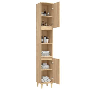 Bathroom Cabinet Sonoma Oak - Stylish & Functional Storage