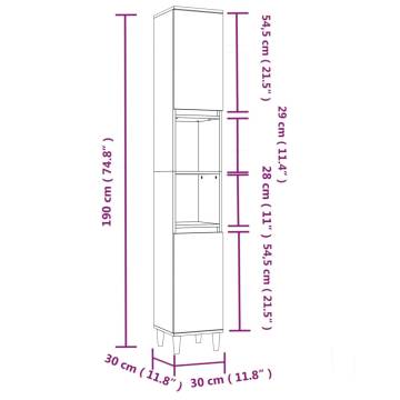 Bathroom Cabinet Sonoma Oak - Stylish & Functional Storage