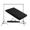 Backdrop Support System 300 x 300 cm Black - Hipomarket