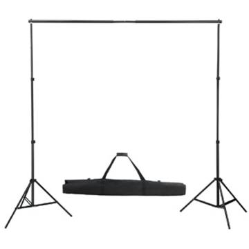 Backdrop Support System 300 x 300 cm Black - Hipomarket