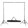 Backdrop Support System 300 x 300 cm Black - Hipomarket