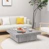 Coffee Table Grey Sonoma 90x90x28 cm Engineered Wood Colour grey sonoma Quantity in Package 1 