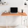 Desk Top 110x(50-55)x4 cm Solid Wood Beech Colour brown Size 110 x (50-55) x 4 cm 