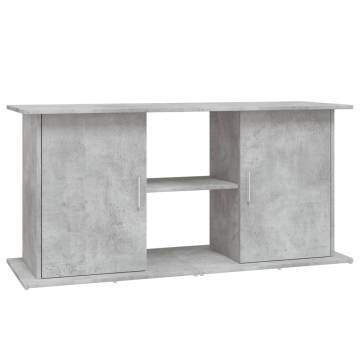 Aquarium Stand Concrete Grey 121x41 cm - Durable & Stylish