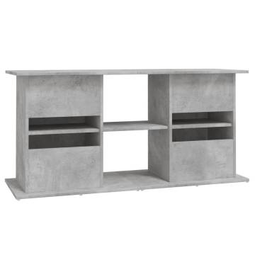 Aquarium Stand Concrete Grey 121x41 cm - Durable & Stylish