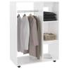 High Gloss White Wardrobe - 80x40x110 cm | Hipomarket