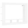 Stylish White TV Cabinet - 152x22x113 cm | Hipomarket UK