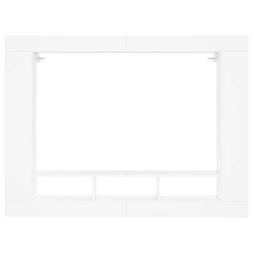 Stylish White TV Cabinet - 152x22x113 cm | Hipomarket UK